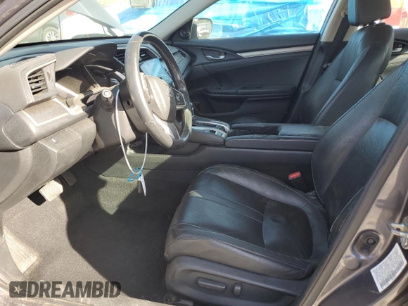 2017 Honda Civic EX-L with VIN 19XFC1F76HE015083, listed as a Copart auction lot 49513045 with 102,827 mi miles and Salvage title. Bid and sale history available at DreamBid. Image 7.