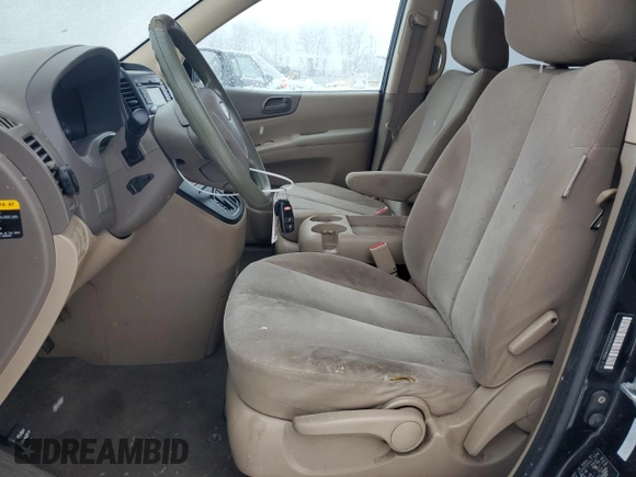 2010 Kia Sedona LX with VIN KNDMG4C30A6346610, listed as a Copart auction lot 86540934 with 194,832 mi miles and Salvage Title. Bid and sale history available at carsss.com. Image 7.