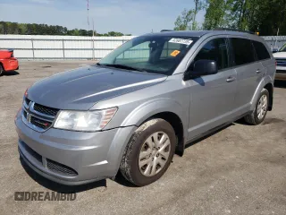 2017 Dodge Journey SE with VIN 3C4PDCAB1HT524535, listed as a Copart auction lot 52807735 with 186,286 mi miles and Clean Title. Bid and sale history available at carsss.com. Image 1.