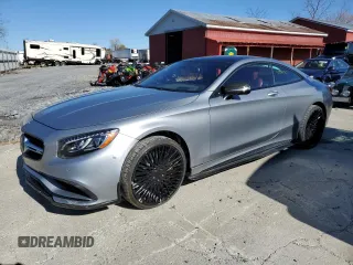 2015 Mercedes-Benz S-Class S 63 AMG with VIN WDDXJ7JB3FA001561, listed as a Copart auction lot 50387925 with 37,106 mi miles and Salvage Title. Bid and sale history available at carsss.com. Image 1.