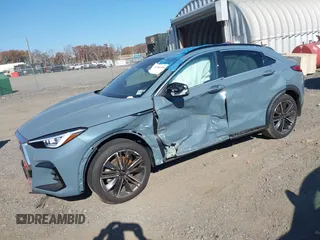 2023 Infiniti QX55 Essential with VIN 3PCAJ5KR6PF115918, listed as a IAAI auction lot 40584505 with 8,229 mi miles and . Bid and sale history available at DreamBid. Image 17.