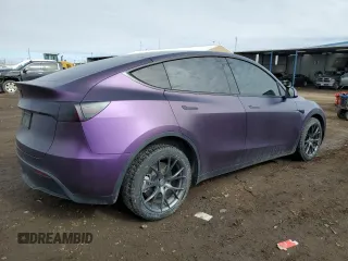 2021 Tesla Model Y Long Range with VIN 5YJYGDEE5MF269466, listed as a Copart auction lot 45603795 with 70,924 mi miles and Salvage Title. Bid and sale history available at DreamBid. Image 3.