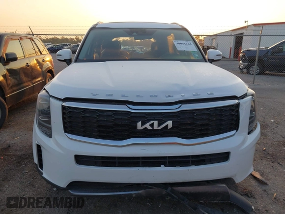 2022 Kia Telluride S with VIN 5XYP64HC1NG310548, listed as a IAAI auction lot 40086564 with 34,397 mi miles and . Bid and sale history available at DreamBid. Image 12.