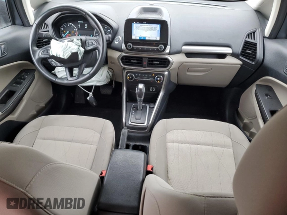 2019 Ford EcoSport SE with VIN MAJ3S2GE9KC253281, listed as a Copart auction lot 52141625 with 87,151 mi miles and Salvage Title. Bid and sale history available at DreamBid. Image 8.