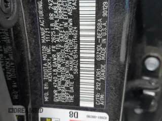 2022 Lexus ES 350 z VIN 58ADZ1B14NU114624, wystawiony jako Copart lot #53178885 z przebiegiem Nie podano mil oraz Szkody całkowita. Historia ofert i sprzedaży dostępna na DreamBid. Obrazek 13.
