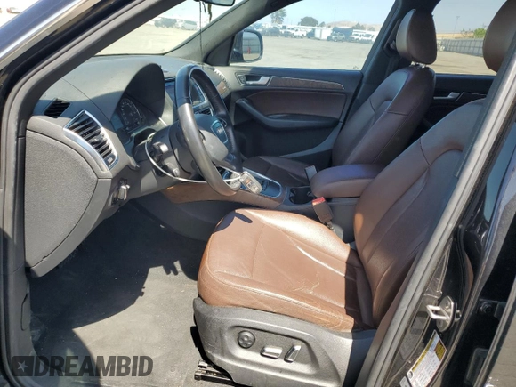 2013 Audi Q5 Premium with VIN WA1CFAFP7DA037028, listed as a Copart auction lot 57075835 with 142,617 mi miles and Salvage title. Bid and sale history available at DreamBid. Image 7.