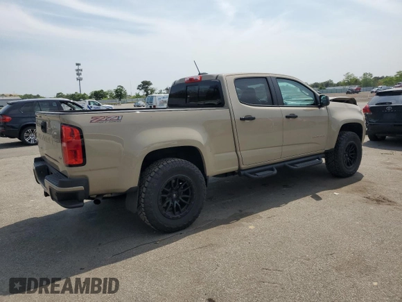 2022 Chevrolet Colorado 4WD Z71 with VIN 1GCGTDEN8N1330603, listed as a Copart auction lot 59000715 with 48,529 mi miles and Salvage title. Bid and sale history available at DreamBid. Image 3.