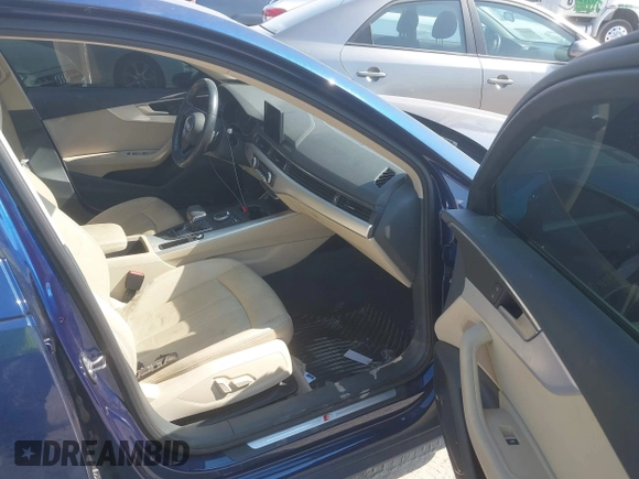 2018 Audi A4 Premium Plus with VIN WAULMAF47JN002184, listed as a IAAI auction lot 40038594 with 164,561 mi miles. Bid and sale history available at carsss.com. Image 5.