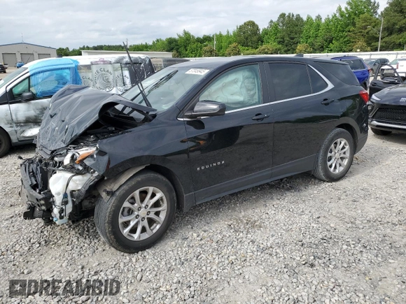2021 Chevrolet Equinox LT with VIN 3GNAXKEV8ML312518, listed as a Copart auction lot 57049945 with Not provided miles and Salvage title. Bid and sale history available at DreamBid. Image 1.