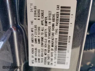 2016 Acura TLX Tech with VIN 19UUB1F59GA010374, listed as a Copart auction lot 48185875 with 91,904 mi miles and Salvage Title. Bid and sale history available at carsss.com. Image 14.