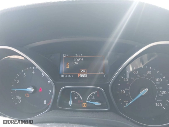 2017 Ford Focus SE with VIN 1FADP3F26HL308880, listed as a IAAI auction lot 41991909 with 103,403 mi miles. Bid and sale history available at carsss.com. Image 7.