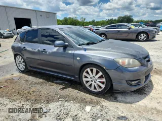 2008 Mazda 3 Mazdaspeed3 Sport with VIN JM1BK34M281122981, listed as a Copart auction lot 63225665 with 142,501 mi miles and Salvage title. Bid and sale history available at DreamBid. Image 4.