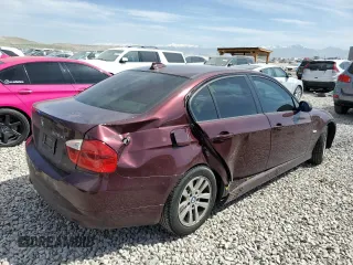 2007 BMW 3 Series 328xi with VIN WBAVC73507KP35487, listed as a Copart auction lot 53204665 with Not provided miles and Salvage title. Bid and sale history available at DreamBid. Image 3.