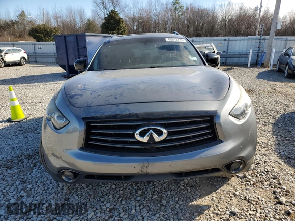 2015 Infiniti QX70 with VIN JN8CS1MU7FM382222, listed as a Copart auction lot 46942735 with 109,925 mi miles and Clean Title. Bid and sale history available at DreamBid. Image 5.