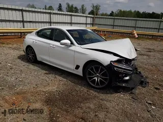 2023 Genesis G70 2.0T z VIN KMTG34TA6PU131925, wystawiony jako Copart lot #52611895 z przebiegiem 30 474 mil mil oraz Szkody całkowita. Historia ofert i sprzedaży dostępna na DreamBid. Obrazek 11.