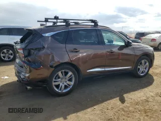 2019 Acura RDX Advance with VIN 5J8TC2H70KL023590, listed as a Copart auction lot 53158465 with 84,231 mi miles and Salvage Title. Bid and sale history available at DreamBid. Image 3.