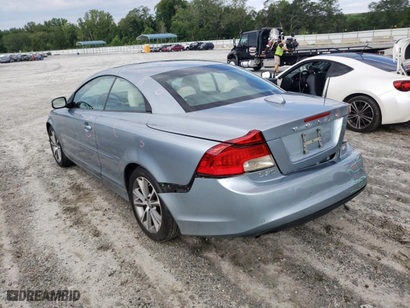 2013 Volvo C70 T5 with VIN YV1672MC1DJ136847, listed as a Copart auction lot 67144754 with 169,915 mi miles and Salvage Title. Bid and sale history available at carsss.com. Image 2.