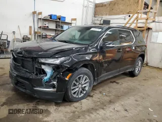 2022 Chevrolet Traverse LT z VIN 1GNEVHKW2NJ148831, wystawiony jako Copart lot #51131115 z przebiegiem 45 585 mil mil oraz Szkoda całkowita • Salvage title. Historia ofert i sprzedaży dostępna na DreamBid. Obrazek 1.