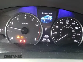 2014 Lexus LS 460 with VIN JTHCL5EF3E5021383, listed as a Copart auction lot 43451725 with 154,154 mi miles and Salvage Title. Bid and sale history available at DreamBid. Image 9.