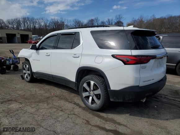 2022 Chevrolet Traverse LT Leather with VIN 1GNEVHKW7NJ156164, listed as a Copart auction lot 50160045 with 45,424 mi miles and Salvage Title. Bid and sale history available at carsss.com. Image 2.