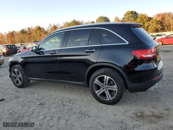2018 Mercedes-Benz GLC with VIN WDC0G4KB6JV075611, listed as a Copart auction lot 81022894 with 105,152 mi miles and Salvage Title. Bid and sale history available at carsss.com. Image 2.