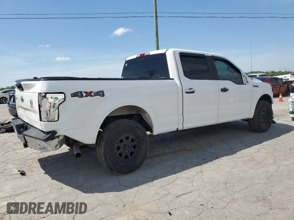 2017 Ford F-150 XL with VIN 1FTFW1EF7HFA18550, listed as a Copart auction lot 54400125 with 94,245 mi miles and Salvage Title. Bid and sale history available at carsss.com. Image 3.
