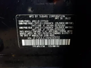 2022 Subaru Forester Sport with VIN JF2SKAJCXNH490930, listed as a Copart auction lot 45972435 with 39,637 mi miles and Salvage Title. Bid and sale history available at carsss.com. Image 13.