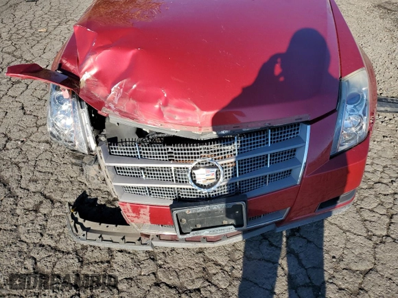 2008 Cadillac CTS AWD w/1SB with VIN 1G6DT57V680157361, listed as a Copart auction lot 83477184 with 0 mi miles and Salvage Title. Bid and sale history available at carsss.com. Image 12.