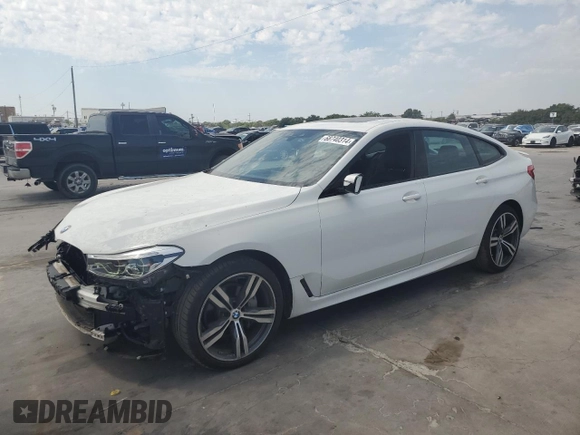 2019 BMW 6 Series 640i xDrive with VIN WBAJV6C50KBK08285, listed as a Copart auction lot 68740314 with 17,116 mi miles and Salvage Title. Bid and sale history available at carsss.com. Image 1.