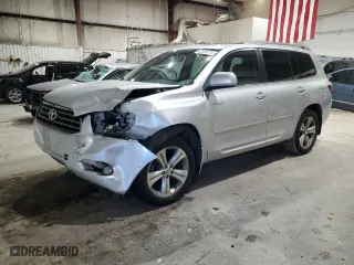 2009 Toyota Highlander Sport with VIN JTEDS43A192083619, listed as a Copart auction lot 42555275 with 191,697 mi miles and Salvage Title. Bid and sale history available at carsss.com. Image 1.
