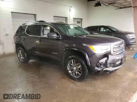 2017 GMC Acadia SLT with VIN 1GKKNMLSXHZ191727, listed as a Copart auction lot 49811895 with 126,025 mi miles and Salvage title. Bid and sale history available at DreamBid. Image 4.