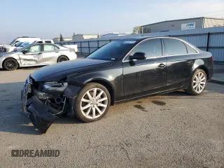 2013 Audi A4 Premium Plus with VIN WAUEFAFL4DN009639, listed as a Copart auction lot 86732114 with 142,831 mi miles and Salvage Title. Bid and sale history available at carsss.com. Image 1.
