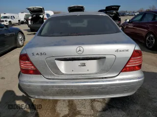 2006 Mercedes-Benz S 430 with VIN WDBNG83J26A477700, listed as a Copart auction lot 50262535 with Not Provided miles and Clean Title. Bid and sale history available at carsss.com. Image 6.