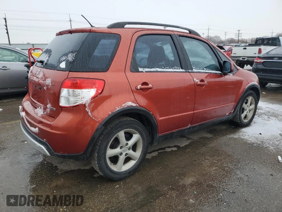 2009 Suzuki SX4 with VIN JS2YB413495103036, listed as a Copart auction lot 45547875 with 135,090 mi miles and Salvage Title. Bid and sale history available at carsss.com. Image 3.