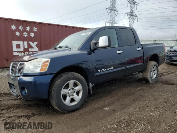 2006 Nissan Titan LE z VIN 1N6BA07B16N527650, wystawiony jako Copart lot #48126105 z przebiegiem 289 954 mil mil oraz Szkoda całkowita • Salvage title. Historia ofert i sprzedaży dostępna na DreamBid. Obrazek 1.
