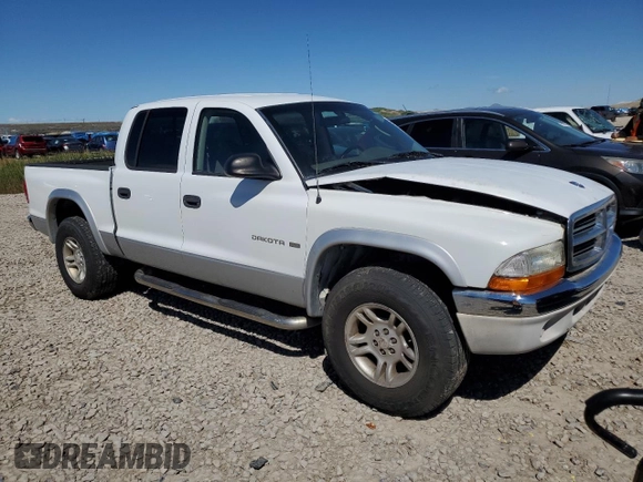 2001 Dodge Dakota Sport with VIN 1B7HG2AN81S245204, listed as a Copart auction lot 46337065 with 265,385 mi miles and Salvage Title. Bid and sale history available at carsss.com. Image 4.