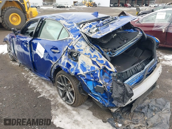 2016 Lexus IS 350 with VIN JTHCE1D26G5012388, listed as a IAAI auction lot 41298093 with 83,691 mi miles and . Bid and sale history available at DreamBid. Image 3.