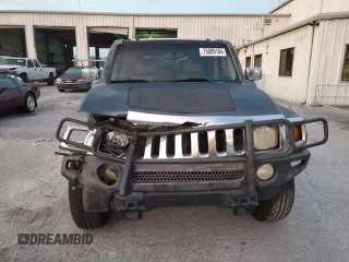 2006 Hummer H3 with VIN 5GTDN136968266743, listed as a Copart auction lot 76889184 with 191,502 mi miles and Salvage Title. Bid and sale history available at carsss.com. Image 5.