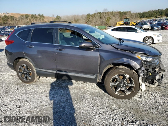 2018 Honda CR-V Touring with VIN 7FARW2H96JE038148, listed as a Copart auction lot 48776065 with 70,913 mi miles and Salvage Title. Bid and sale history available at carsss.com. Image 4.