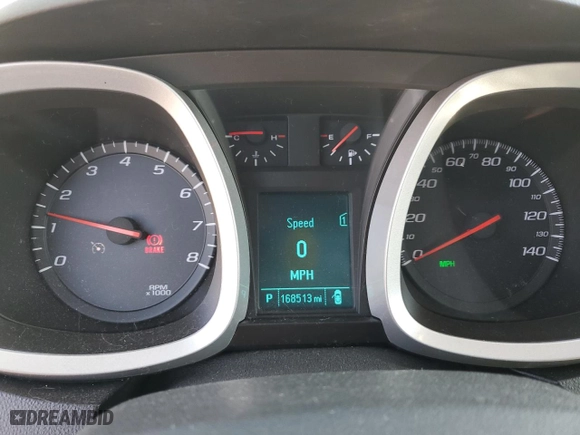 2012 Chevrolet Equinox LT w/1LT with VIN 2GNFLEEK5C6322287, listed as a Copart auction lot 48371645 with 168,513 mi miles and Salvage Title. Bid and sale history available at carsss.com. Image 9.