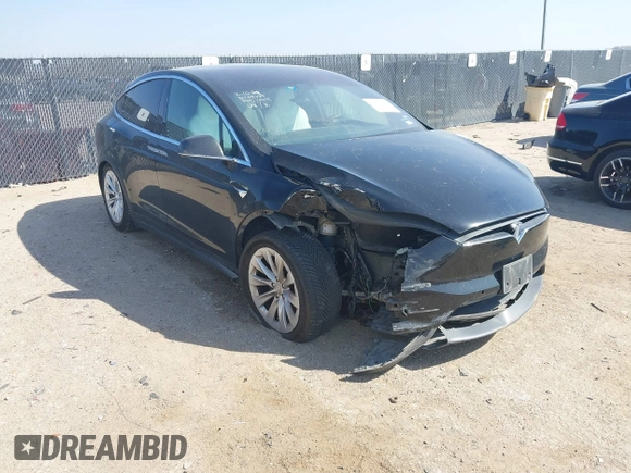 2019 Tesla Model X 75D with VIN 5YJXCBE22KF184504, listed as a IAAI auction lot 41802023 with 137,094 mi miles. Bid and sale history available at carsss.com. Image 1.