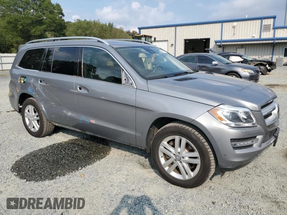 2016 Mercedes-Benz GL with VIN 4JGDF2EE3GA628344, listed as a Copart auction lot 72798194 with 120,231 mi miles and Salvage Title. Bid and sale history available at carsss.com. Image 4.