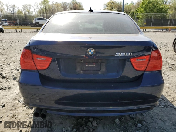2011 BMW 3 Series 328i xDrive with VIN WBAPK5G51BNN51791, listed as a Copart auction lot 53617095 with 109,988 mi miles and Salvage Title. Bid and sale history available at carsss.com. Image 6.