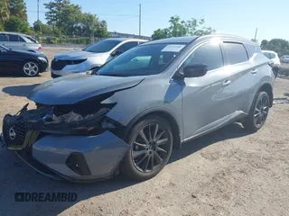 2023 Nissan Murano SV with VIN 5N1AZ2BJ5PC130761, listed as a IAAI auction lot 42055080 with 22,079 mi miles and . Bid and sale history available at DreamBid. Image 2.