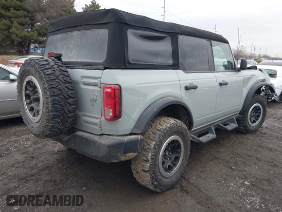 2024 Ford Bronco Big Bend with VIN 1FMDE7BH1RLA98283, listed as a IAAI auction lot 41421097 with 6,418 mi miles and . Bid and sale history available at DreamBid. Image 4.
