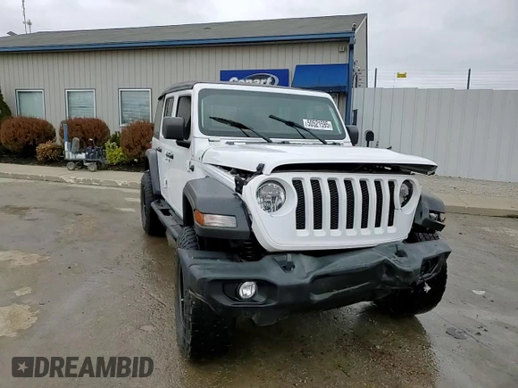 2021 Jeep Wrangler Unlimited Willys with VIN 1C4HJXDN2MW611018, listed as a Copart auction lot 50521595 with 68,724 mi miles and Salvage title. Bid and sale history available at DreamBid. Image 15.