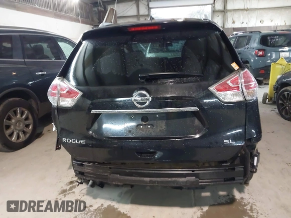 2016 Nissan Rogue SL with VIN 5N1AT2MT5GC871234, listed as a IAAI auction lot 41756018 with 102,295 mi miles. Bid and sale history available at carsss.com. Image 15.
