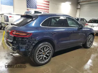 2015 Porsche Macan S with VIN WP1AB2A5XFLB62440, listed as a Copart auction lot 52382125 with 82,715 mi miles and Salvage Title. Bid and sale history available at carsss.com. Image 3.