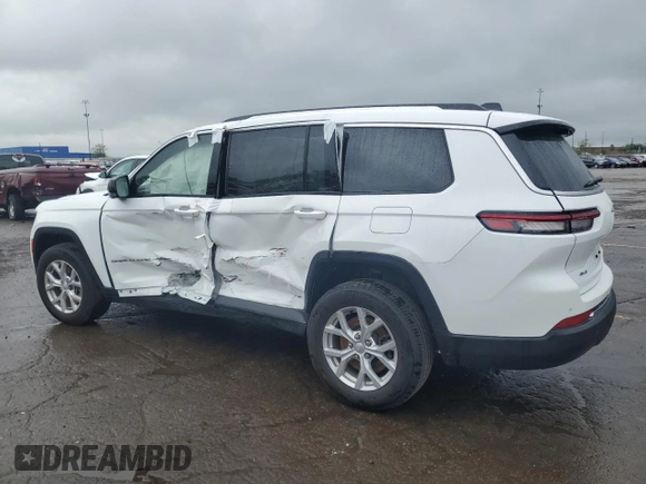 2023 Jeep Grand Cherokee Limited z VIN 1C4RJKBG4P8843060, wystawiony jako Copart lot #55477985 z przebiegiem Nie podano mil oraz Nie do naprawy • Non repairable. Historia ofert i sprzedaży dostępna na DreamBid. Obrazek 2.