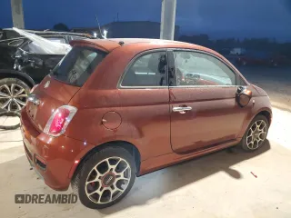 2014 FIAT 500 Sport with VIN 3C3CFFBR8ET291694, listed as a Copart auction lot 77889174 with 90,279 mi miles and Salvage Title. Bid and sale history available at carsss.com. Image 3.